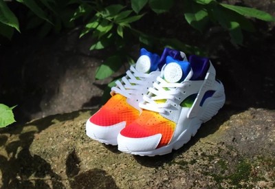 black rainbow huaraches